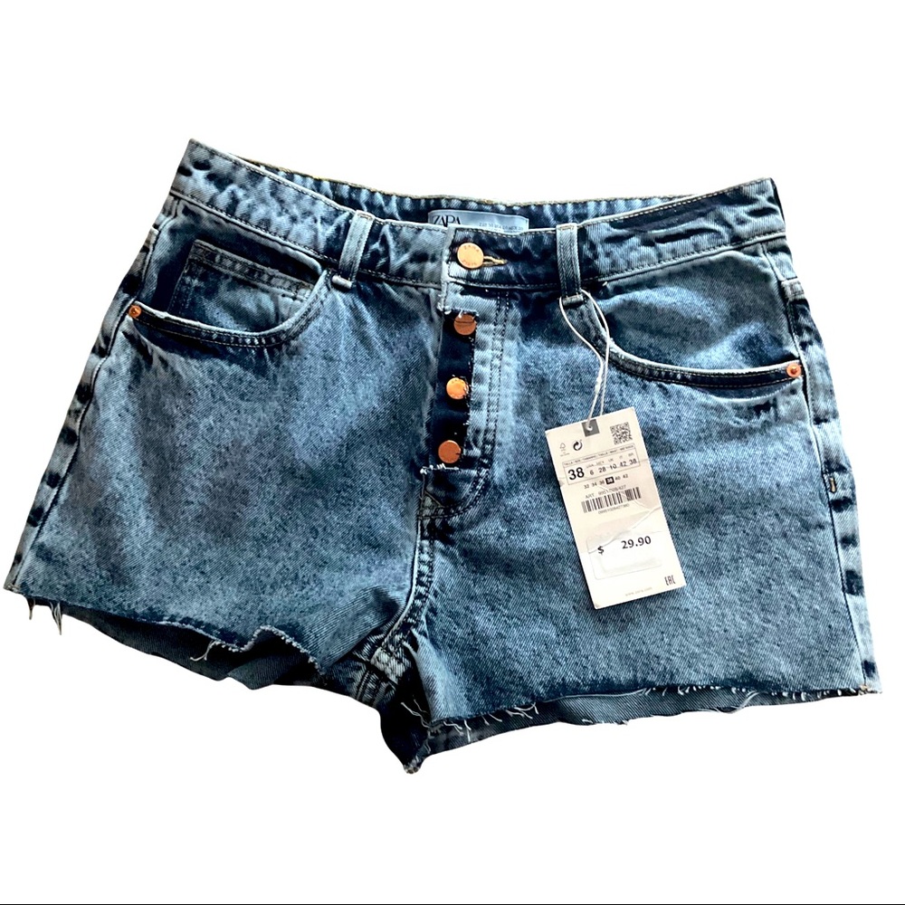 Zara denim shorts
